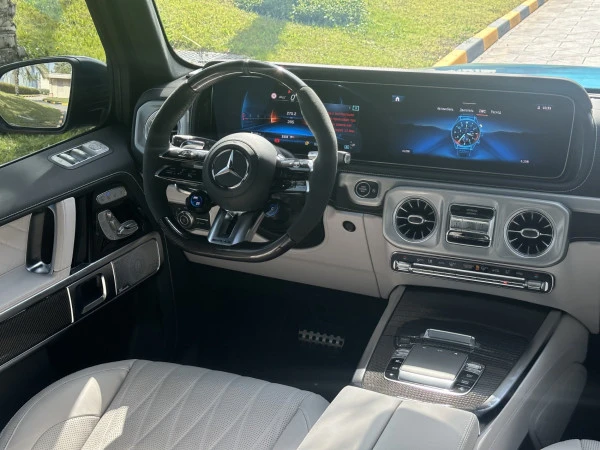 Blue Mercedes G63 AMG Photo 4