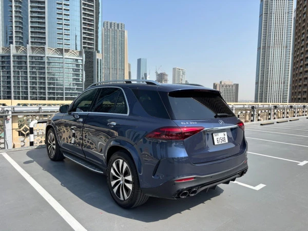 Blue Mercedes GLE 350 Photo 7