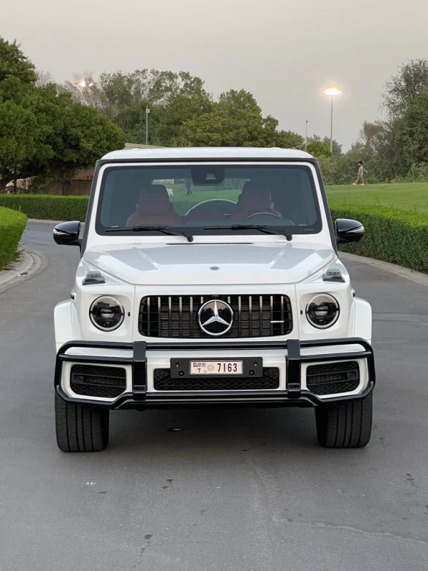 White Mercedes G63 Brand New Photo 4