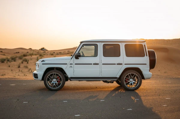 Weiß Mercedes G63 AMG Photo 2